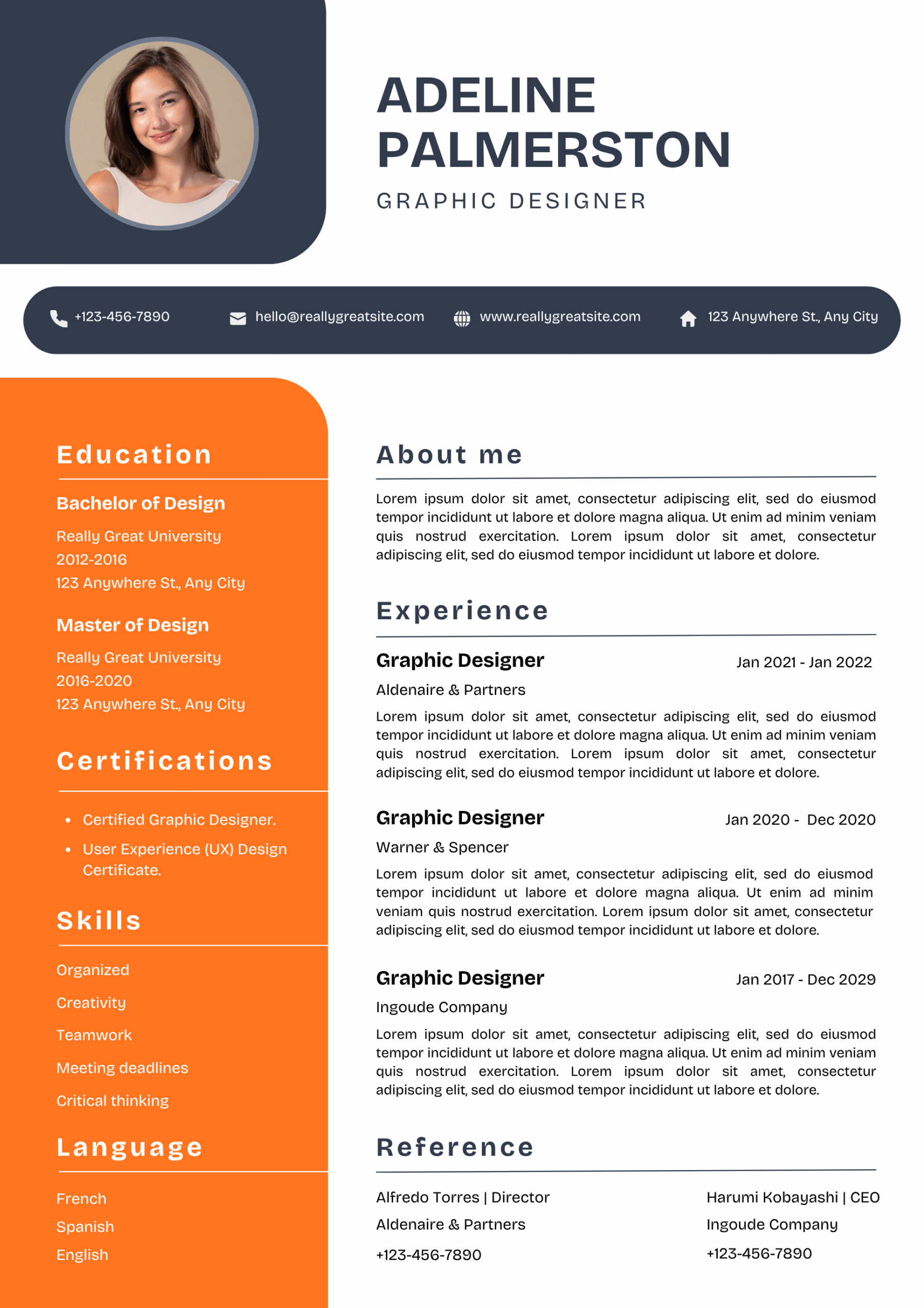 Professional CV Template LM