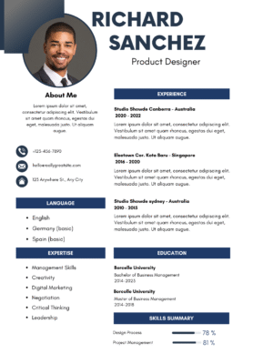 Professional Resume GOLD M