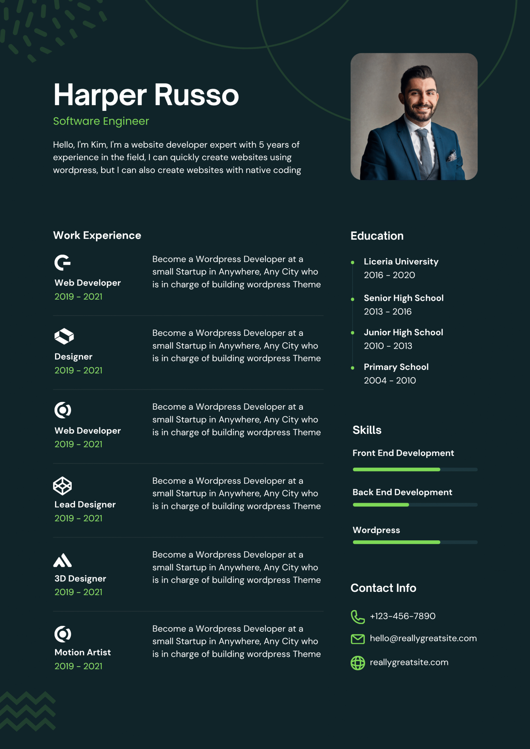 Professional Resume FY