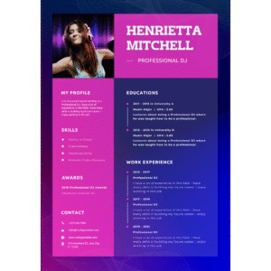 Professional Resume GOLD M