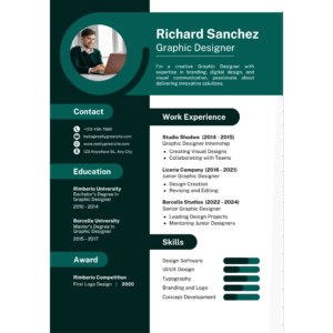 Professional CV Template HILL