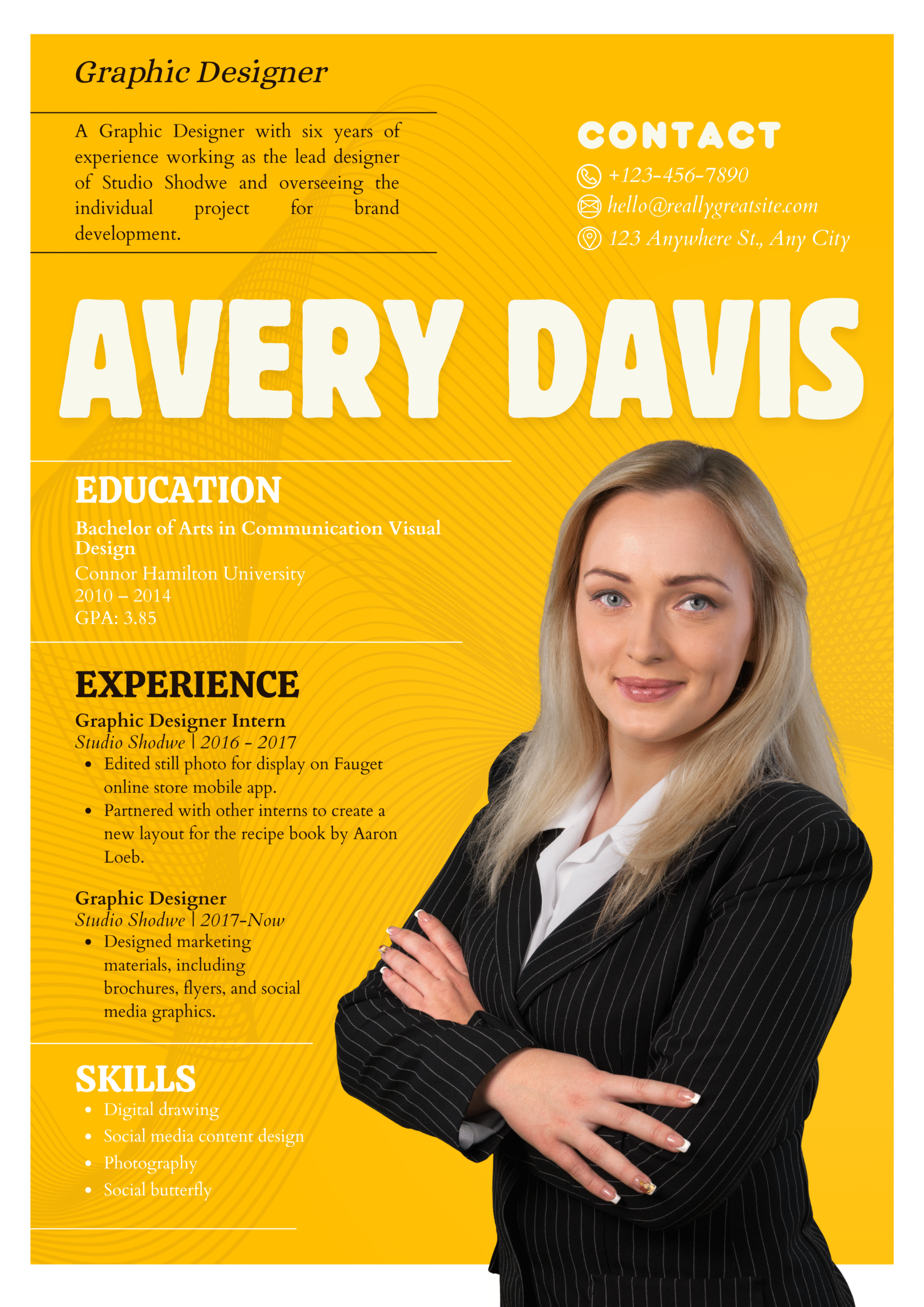 Professional CV Template FE